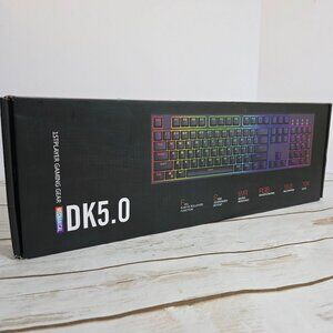 1Stplayer Gaming Gear Mechanical Keyboard DK5.0 RGB Backlit 104 Keys Full N-Key